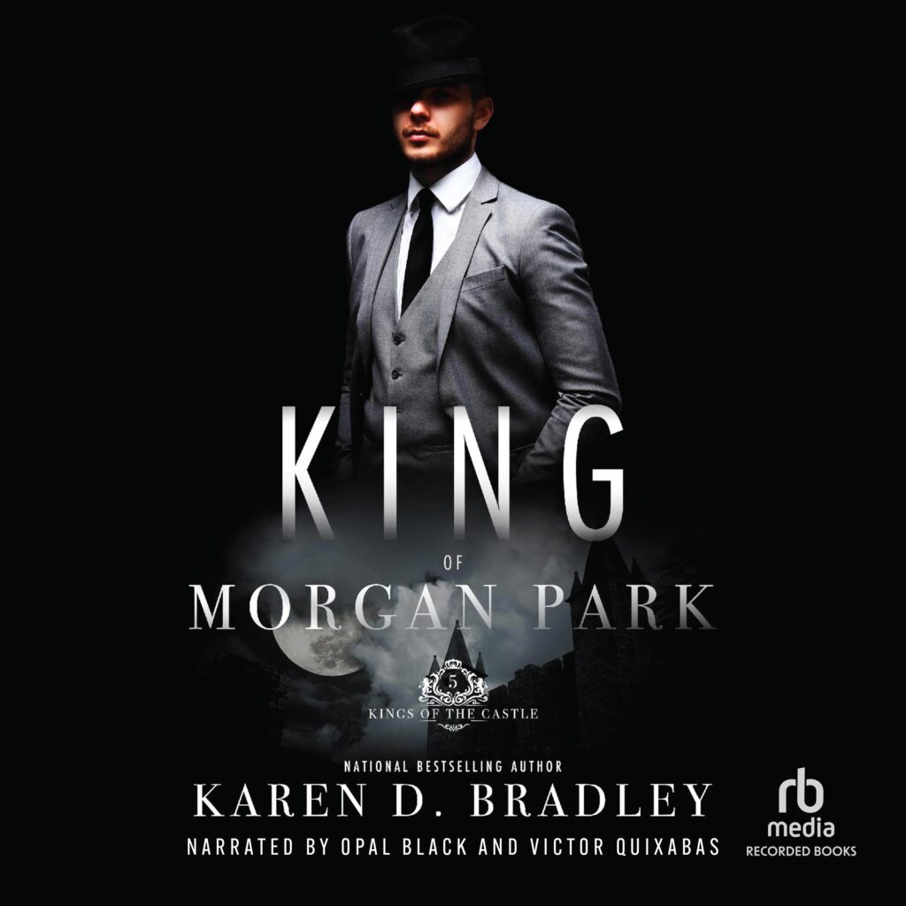 King of Morgan Book Cover - a man in a gray suit